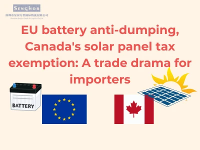 EU battery anti-dumping, Canada's solar panel tax exemption: A trade drama fo...