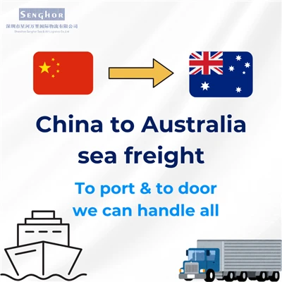 China To Australia Sea Freight